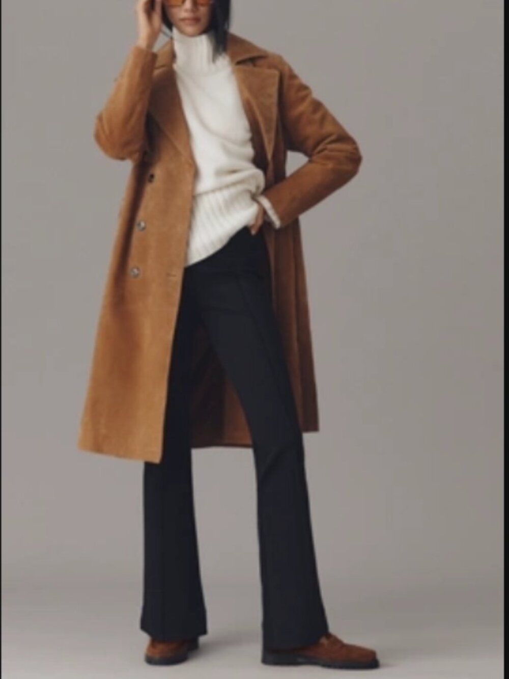 Anthropologie Black Boot-Cut Pants